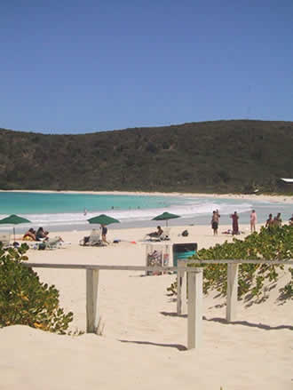 A sunny day on Flamenco Beach, Culebra