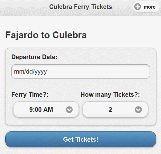 Culebra Ferry in Culebra