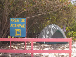 Camping area Flamenco beach  Culebra